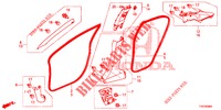 ABBELLIMENTO PILASTRO (LH) per Honda CIVIC DIESEL 2.2 EXECUTIVE 5 Porte 6 velocità manuale 2012