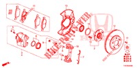 FRENO ANTERIORE  per Honda CIVIC DIESEL 2.2 EXECUTIVE 5 Porte 6 velocità manuale 2012