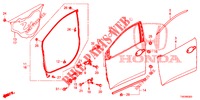PANNELLI PORTIERE ANT.(2D)  per Honda CIVIC DIESEL 2.2 EXECUTIVE 5 Porte 6 velocità manuale 2012