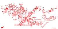 VALVOLA EGR (DIESEL) (2.2L) per Honda CIVIC DIESEL 2.2 EXECUTIVE 5 Porte 6 velocità manuale 2012