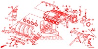 MOLTEPLICE ASPIRAZIONE (1.4L) per Honda CIVIC 1.4 COMFORT 5 Porte 6 velocità manuale 2013