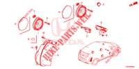 ANTENNA/ALTOPARLANTE  per Honda CIVIC 1.4 S 5 Porte 6 velocità manuale 2013