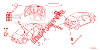 EMBLEME/ETICHETTE CAUZIONE  per Honda CIVIC 1.4 S 5 Porte 6 velocità manuale 2013