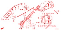 MODANATURA/PROTETTORE  per Honda CIVIC 1.4 S 5 Porte 6 velocità manuale 2013