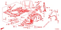 PARAFANGHI ANTERIORI  per Honda CIVIC 1.4 S 5 Porte 6 velocità manuale 2013