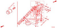 POMPA OLIO (1.4L) per Honda CIVIC 1.4 S 5 Porte 6 velocità manuale 2013