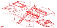 SCATOLA PAVIMENTO POST.  per Honda CIVIC 1.4 S 5 Porte 6 velocità manuale 2013