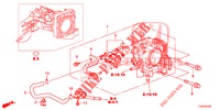 CORPO VALVOLA IMMISSIONE (1.4L) per Honda CIVIC 1.4 EXECUTIVE 5 Porte 6 velocità manuale 2013