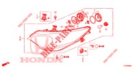 FANALE  per Honda CIVIC 1.4 EXECUTIVE 5 Porte 6 velocità manuale 2013