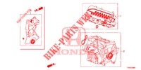 KIT GUARNIZIONE/ ASS. TRASMISSIONE (1.4L) per Honda CIVIC 1.4 EXECUTIVE 5 Porte 6 velocità manuale 2013