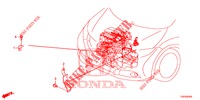 TIRANTE CABLAGGIO FILO MOTORE (1.4L) per Honda CIVIC 1.4 EXECUTIVE 5 Porte 6 velocità manuale 2013