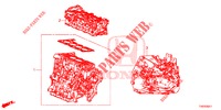 ARREDO DI MONT. MOTORE/ASS. TRASMISSIONE (DIESEL) (1.6L) per Honda CIVIC DIESEL 1.6 EXECUTIVE 5 Porte 6 velocità manuale 2013