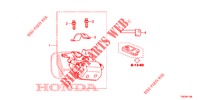 COMPONENTI CILINDRO CHIAVE (INTELLIGENT) per Honda CIVIC DIESEL 1.6 EXECUTIVE 5 Porte 6 velocità manuale 2013