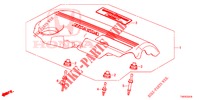 COPERTURA MOTORE (DIESEL) (1.6L) per Honda CIVIC DIESEL 1.6 EXECUTIVE 5 Porte 6 velocità manuale 2013