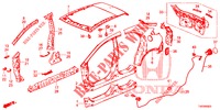 PANNELLI ESTERNI/PANNELLO POSTERIORE  per Honda CIVIC DIESEL 1.6 EXECUTIVE 5 Porte 6 velocità manuale 2013