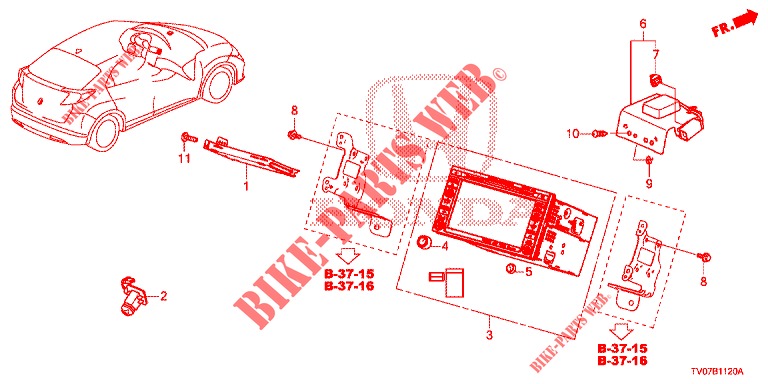 CABLAGGIO NAVI  per Honda CIVIC DIESEL 1.6 LIFESTYLE 5 Porte 6 velocità manuale 2013