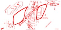 ABBELLIMENTO PILASTRO (LH) per Honda CIVIC 1.8 COMFORT 5 Porte 6 velocità manuale 2013