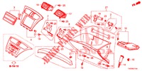 ABBELLIMENTO STRUMENTI (COTE DE PASSAGER) (LH) per Honda CIVIC 1.8 COMFORT 5 Porte 6 velocità manuale 2013