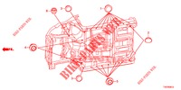 ANELLO DI TENUTA (INFERIEUR) per Honda CIVIC 1.8 COMFORT 5 Porte 6 velocità manuale 2013
