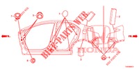 ANELLO DI TENUTA (LATERAL) per Honda CIVIC 1.8 COMFORT 5 Porte 6 velocità manuale 2013