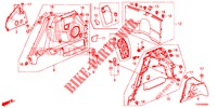 FODERAMENTO LATO BAULE  per Honda CIVIC 1.8 COMFORT 5 Porte 6 velocità manuale 2013