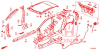 PANNELLI ESTERNI/PANNELLO POSTERIORE  per Honda CIVIC 1.8 COMFORT 5 Porte 6 velocità manuale 2013