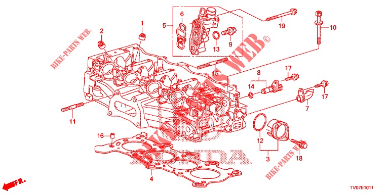 VALVOLA BOBINA/ SENSORE PRESSIONE OLIO (1.8L) per Honda CIVIC 1.8 COMFORT 5 Porte 6 velocità manuale 2013