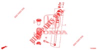 ASSORBITORE SCOSSE POST.  per Honda CIVIC 1.8 COMFORT 5 Porte 5 velocità automatico 2013