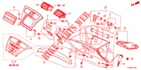 ABBELLIMENTO STRUMENTI (COTE DE PASSAGER) (LH) per Honda CIVIC 1.8 EXECUTIVE 5 Porte 6 velocità manuale 2013
