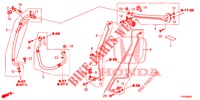 ARIA CONDIZIONATA (FLEXIBLES/TUYAUX) (LH) per Honda CIVIC 1.8 EXECUTIVE 5 Porte 6 velocità manuale 2013