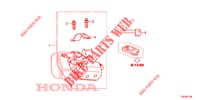 COMPONENTI CILINDRO CHIAVE (INTELLIGENT) per Honda CIVIC 1.8 EXECUTIVE 5 Porte 6 velocità manuale 2013