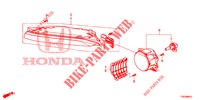 FENDINEBBIA / FARI DIURNI per Honda CIVIC 1.8 EXECUTIVE 5 Porte 6 velocità manuale 2013