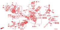 POMPA ACQUA/TERMOSTATO (1.8L) per Honda CIVIC 1.8 EXECUTIVE 5 Porte 6 velocità manuale 2013