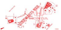 SERRATURE PORTIERE POST./MANIGLIA ESTERNA  per Honda CIVIC 1.8 EXECUTIVE 5 Porte 6 velocità manuale 2013