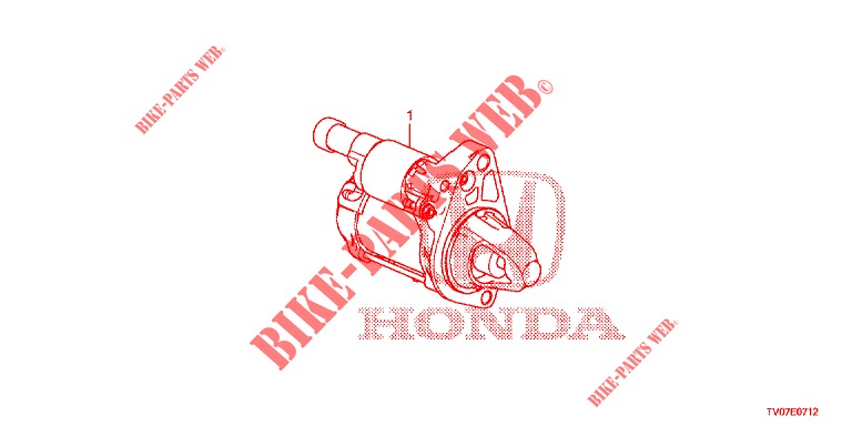 MOTORE AVVIATORE (DENSO) (1.8L) (ARRET RALENTI AUTO) per Honda CIVIC 1.8 EXECUTIVE 5 Porte 6 velocità manuale 2013