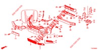 PARAURTI ANTERIORE  per Honda CIVIC 1.8 EXECUTIVE 5 Porte 5 velocità automatico 2013