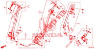 SEDILE ANTERIORE/CINTURE DI SICUREZZA  per Honda CIVIC 1.8 EXECUTIVE 5 Porte 5 velocità automatico 2013