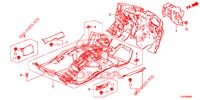 STOINO PAVIMENTO/ISOLATORE  per Honda CIVIC 1.8 EXECUTIVE 5 Porte 5 velocità automatico 2013