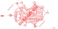 ANELLO DI TENUTA (INFERIEUR) per Honda CIVIC 1.8 LIFESTYLE 5 Porte 6 velocità manuale 2013