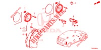 ANTENNA/ALTOPARLANTE  per Honda CIVIC 1.8 LIFESTYLE 5 Porte 6 velocità manuale 2013