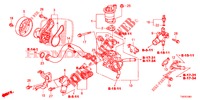 POMPA ACQUA/TERMOSTATO (1.8L) per Honda CIVIC 1.8 LIFESTYLE 5 Porte 6 velocità manuale 2013