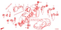 SENSORE PARCHEGGIO  per Honda CIVIC 1.8 LIFESTYLE 5 Porte 6 velocità manuale 2013