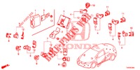 SENSORE PARCHEGGIO  per Honda CIVIC 1.8 LIFESTYLE 5 Porte 5 velocità automatico 2013