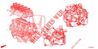 ARREDO DI MONT. MOTORE/ASS. TRASMISSIONE (1.8L) per Honda CIVIC 1.8 S 5 Porte 5 velocità automatico 2013