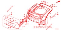 PANNELLO PORTELLONE(2D)  per Honda CIVIC 1.8 S 5 Porte 5 velocità automatico 2013
