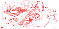 PARAFANGHI ANTERIORI  per Honda CIVIC 1.8 S 5 Porte 5 velocità automatico 2013