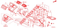 ABBELLIMENTO STRUMENTI (COTE DE PASSAGER) (LH) per Honda CIVIC 1.8 EXECUTIVE 5 Porte 6 velocità manuale 2013
