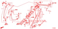 ARIA CONDIZIONATA (FLEXIBLES/TUYAUX) (LH) per Honda CIVIC 1.8 EXECUTIVE 5 Porte 6 velocità manuale 2013