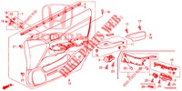 FODERAMENTO PORTIERA ANT. (LH) per Honda CIVIC 1.8 EXECUTIVE 5 Porte 6 velocità manuale 2013