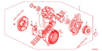 ALTERNATORE (DENSO) (DIESEL) (2.2L) per Honda CIVIC DIESEL 2.2 EXECUTIVE 5 Porte 6 velocità manuale 2013